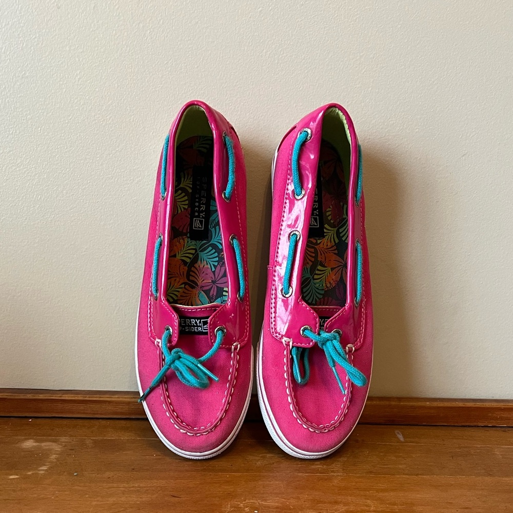 Girls Sperry Top-Sider Hot Pink